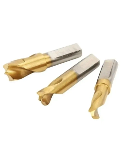 Сверло Кобальтовое для точечной сварки 6,5 мм 8 мм 10 мм Набор из 3 штук