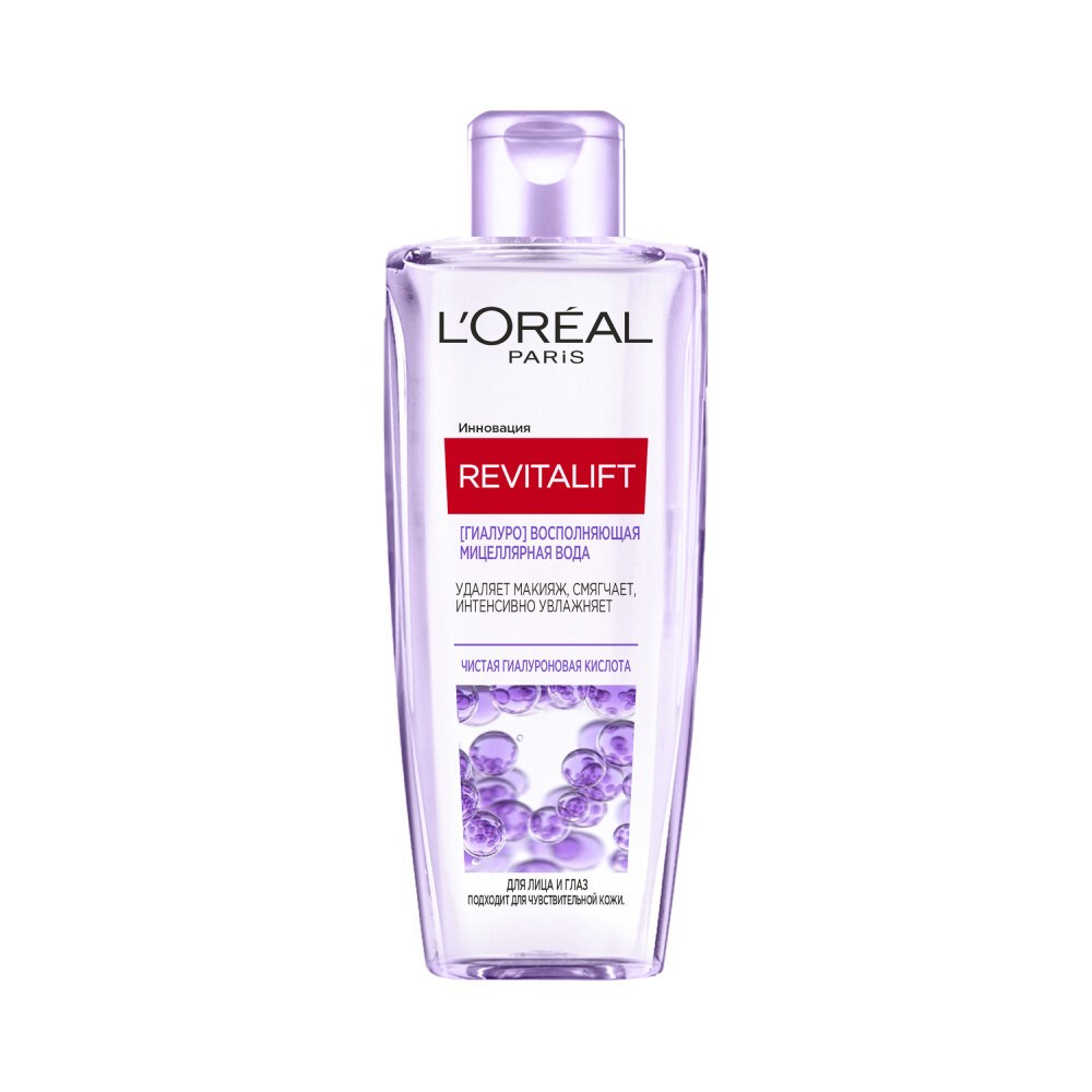 L'Oreal Paris Мицеллярная вода для лица и глаз Revitalift, восполняющая, 200 мл