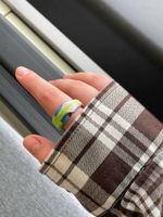 Кольцо Акварель 2, стекло