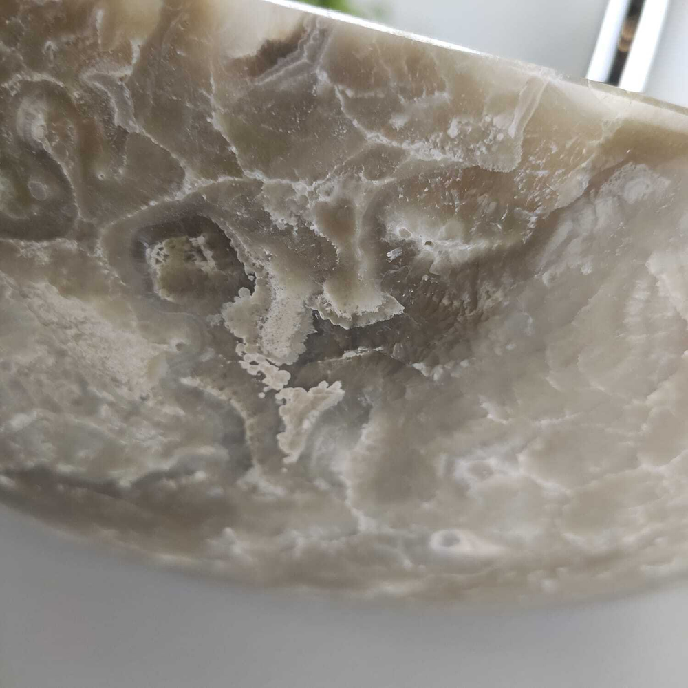 Раковина из оникса Bowl Grey Medium TinLip BO-61043 45*45*17