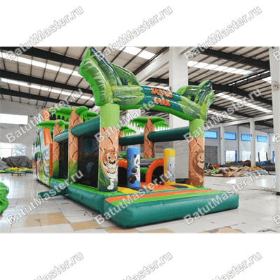 Коммерческий надувной батут "Мир сафари"