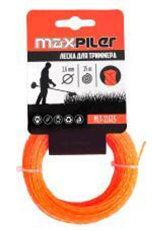 Леска для триммера 2.0мм*15м (квадрат кручены) MLT-12015  MX