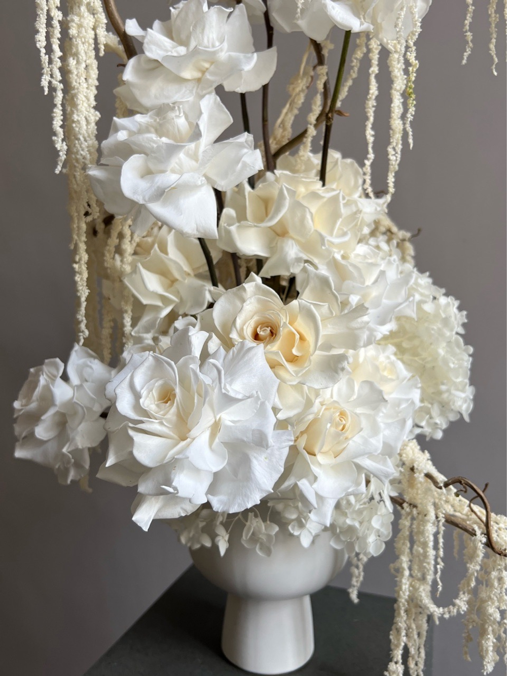 Композиция в кашпо Артик Айс