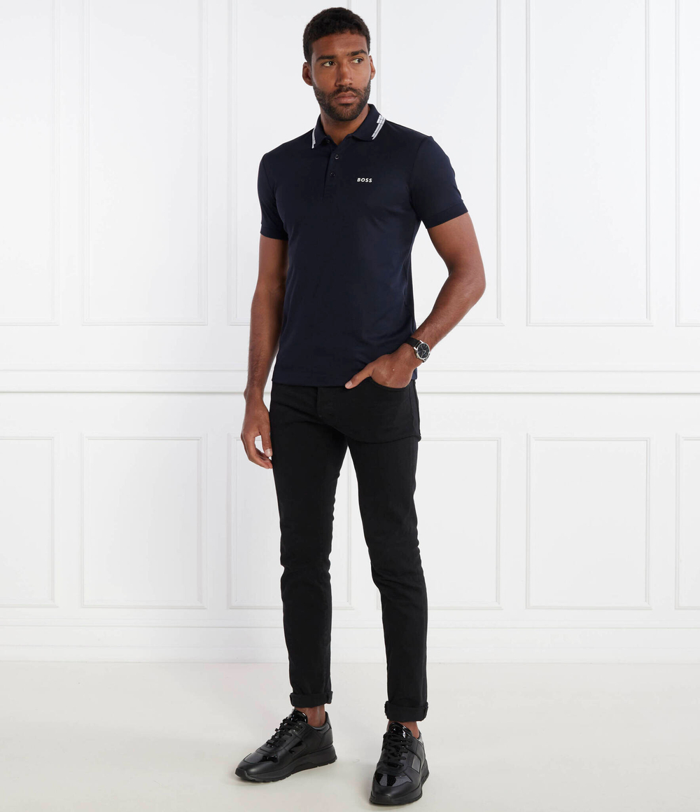 Поло Paule BOSS GREEN - темно-синий(50506180)