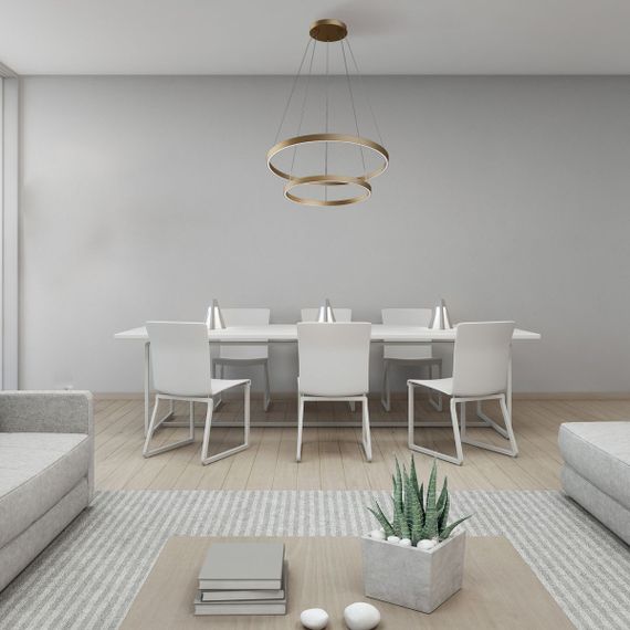 Подвесной светодиодный светильник Maytoni Rim MOD058PL-L74BS4K