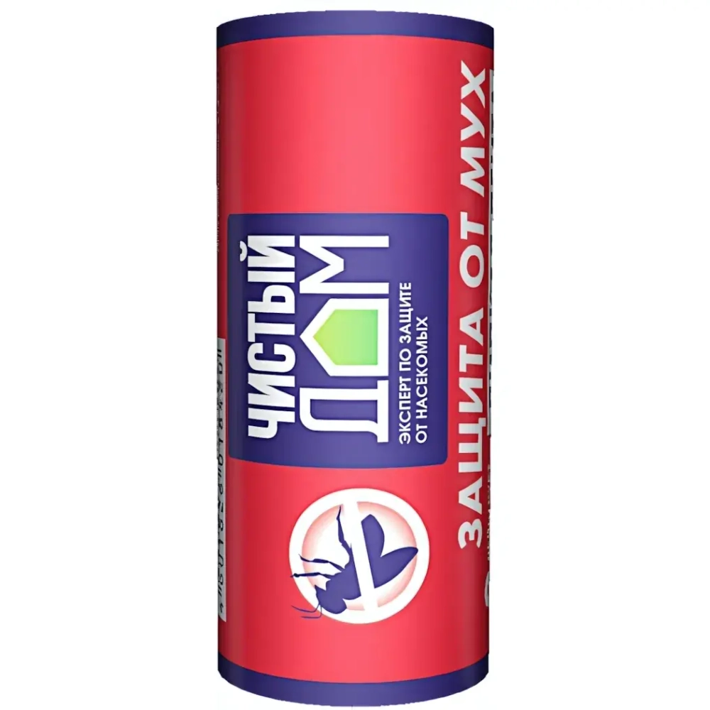 Липкая лента от мух «Чистый дом»