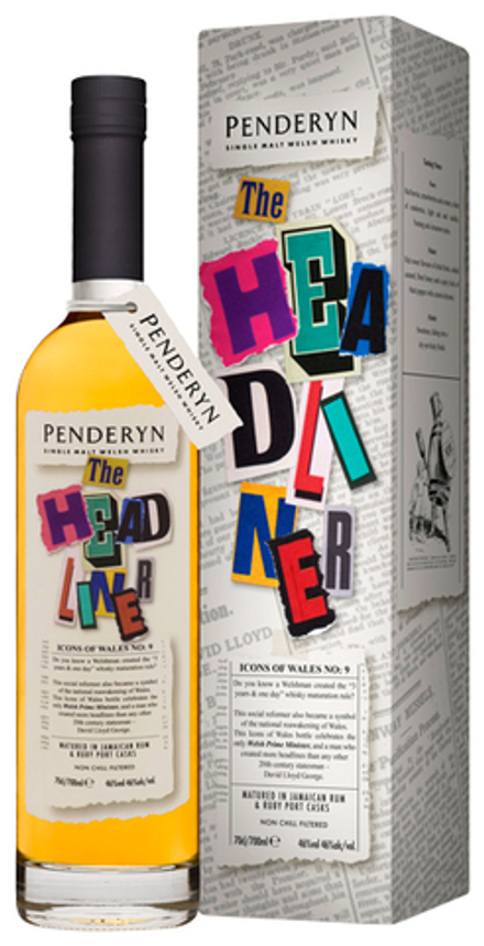 Виски Penderyn The Headliner 46% 0,7л, п/уп