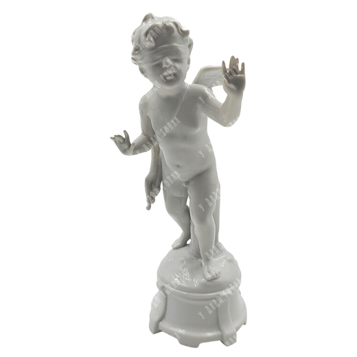Фарфоровая статуэтка «Амур с завязанными глазами». Ginori (бренд Capodimonte), 1930-е гг.