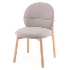 Стул Meiko серый, ножки бук