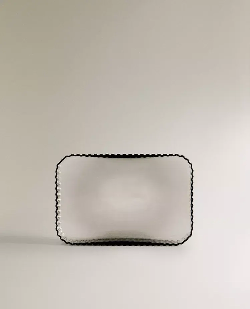 ZARA HOME МЫЛЬНИЦА ИЗ ТЕРМОСТОЙКОГО СТЕКЛА ДЛЯ ВАННОЙ, СЕРЫЙ