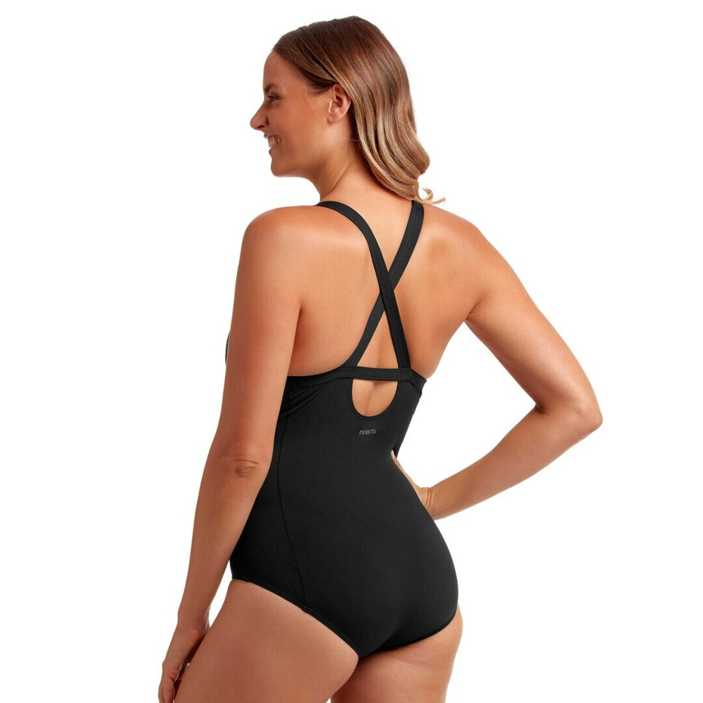 Купальник FUNKITA с поддержкой Still Black Brace Me Back
