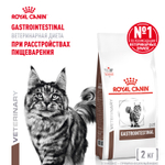 Royal Canin Gastrointestinal Гастроинтестинал Корм сухой диета для взрослых кошек при расстройствах пищеварения и в период реабилитации 2кг