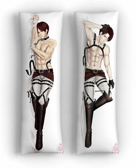 Дакимакура Леви Аккерман и Эрен Йегер №2