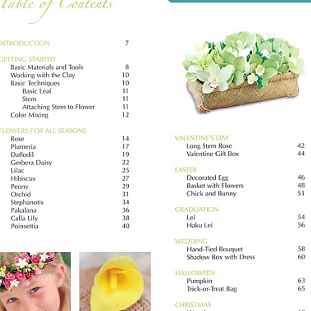 Clay Art for All Seasons. Книга с фото-уроками по лепке из полимерной зефирной глины Claycraft by DECO.