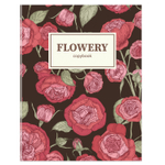 Тетрадь на кольцах А5 (175х215 мм) 160 листов твердый картон клетка BRAUBERG Flowers (4 штуки в упаковке)