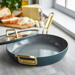 GreenPan Сковорода Stanley Tucci™ 30 см + крышка Pine Grren