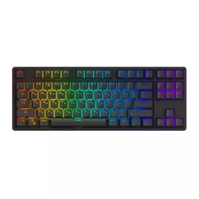 AKKO 5087S Black Shine-through keyboard with USB Cable RGB V3 Pro Cream Yellow switches