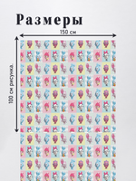 Оксфорд с принтом 2 метра №3 210 D