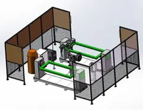 Борфреза твердосплавная Karnasch форма H, 6х14х6х50 мм, насечка HP-6, покрытие Blue-Tec, арт. 11.5074-010