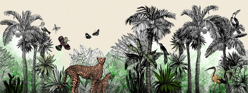 Дизайнерские обои Wall Street Zoo