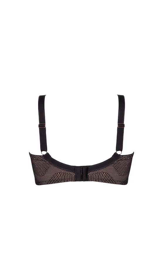 Бюстгальтер Mama Dots 02 M Czarny