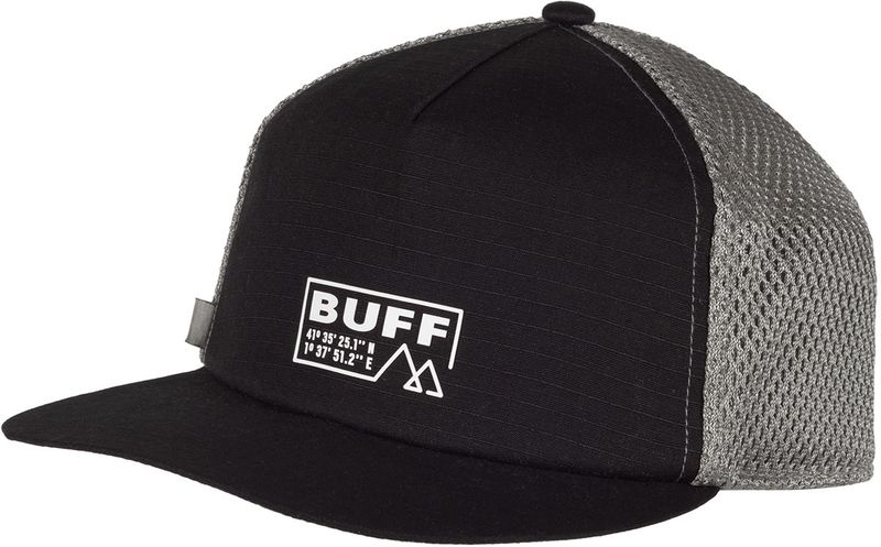 Кепка складывающаяся Buff Pack Trucker Cap Solid Black Фото 1