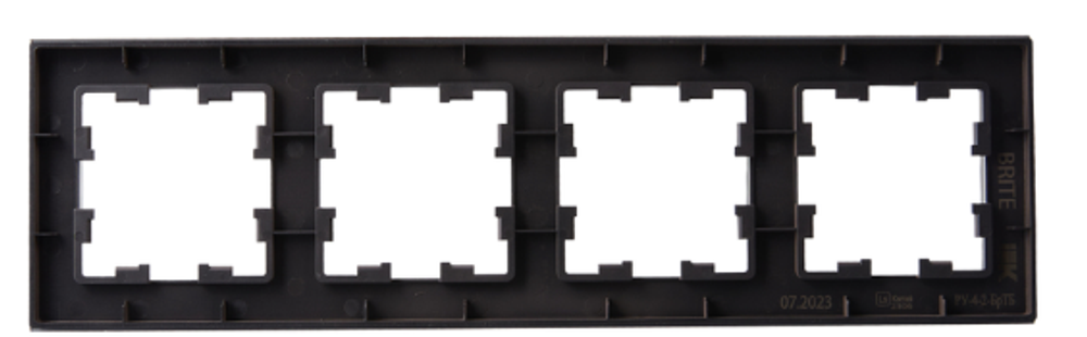 Рамка четверная  IEK BR-M42-G-K45