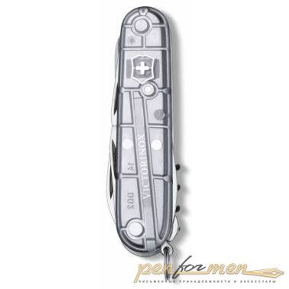 Нож перочинный Victorinox Climber 1.3703.T7 91мм 14 функций полупрозрачный серебристый