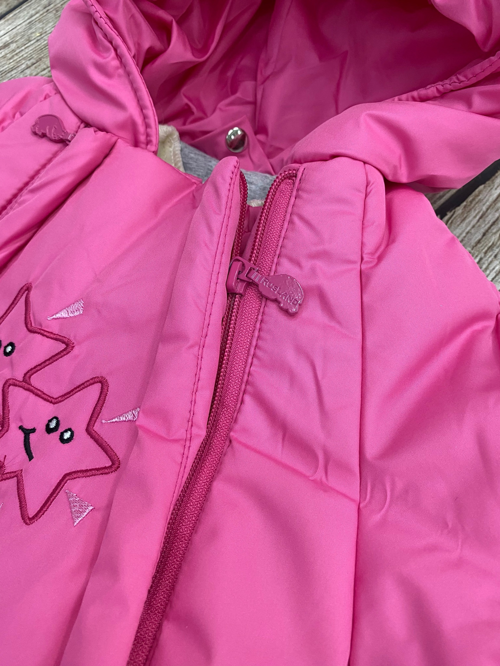 Комбинезон-трасформер детский 2в1 "Звезда" , модель: А 15-18 (Цвет: Розовый, Размер: 74)