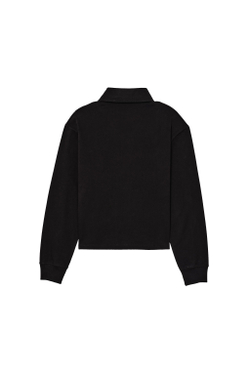 ZARA X BENITO ANTONIO ХЛОПКОВАЯ ФУТБОЛКА С ДЛИННЫМИ РУКАВАМИ, ЧЕРНЫЙ