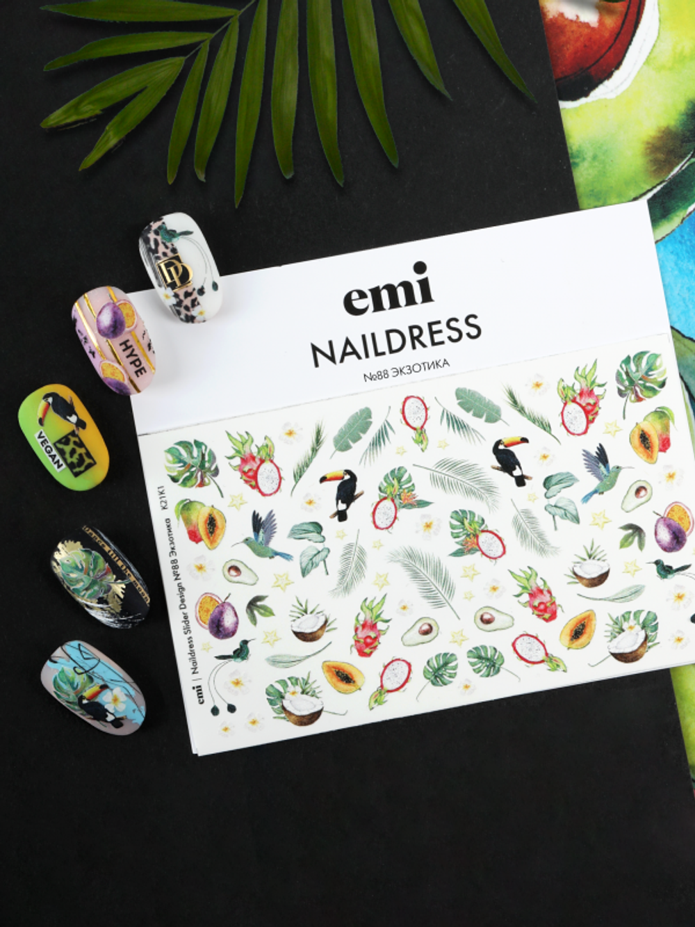 Naildress Slider Design №88 Экзотика
