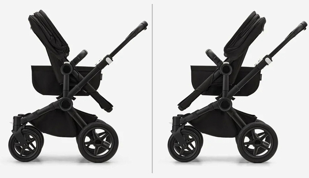 Коляска Bugaboo Donkey 5 Mono Complete 2 в 1 Black/Midnight Black-Midnight Black