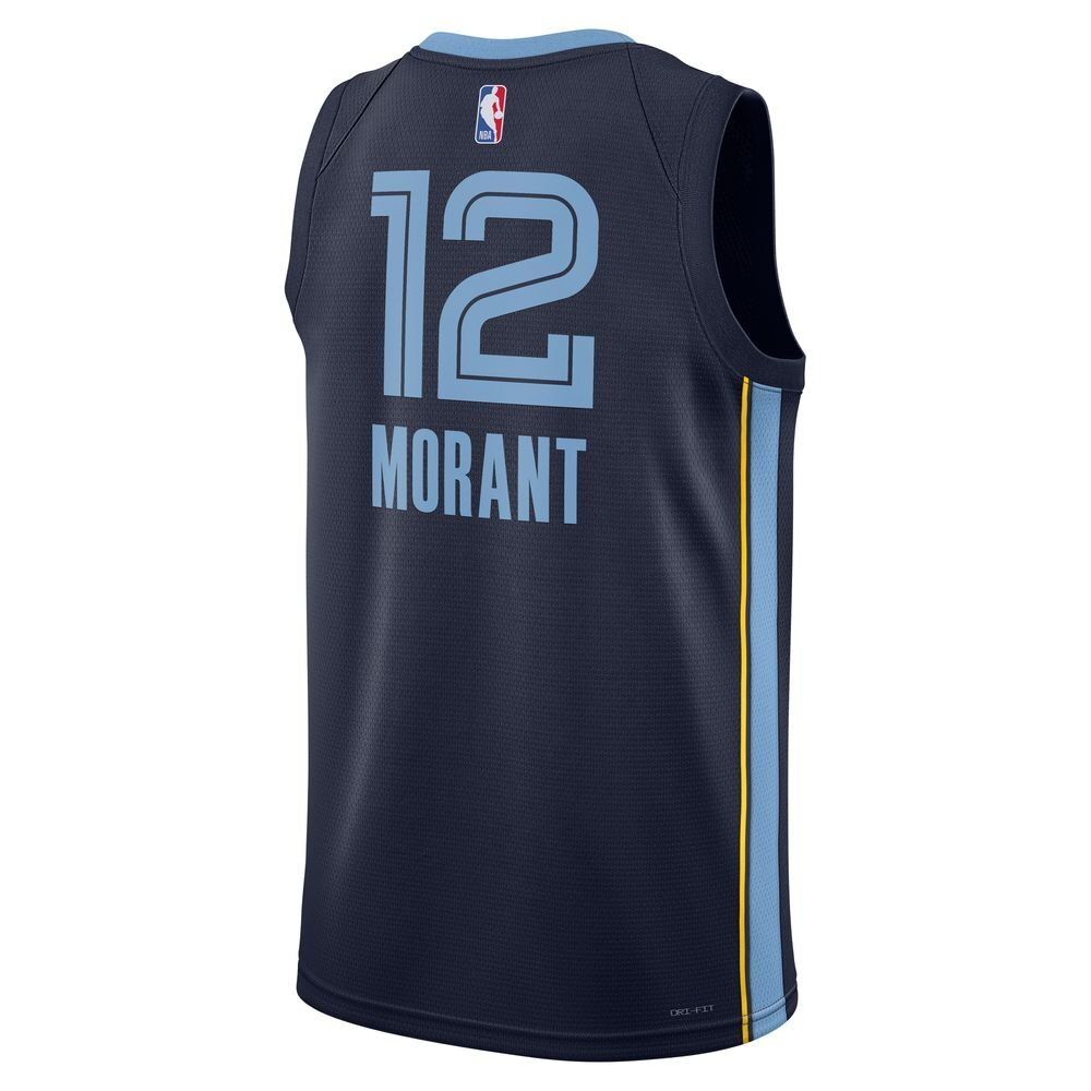 Баскетбольная джерси Memphis Grizzlies Icon Edition 2022/23 Jordan Dri-FIT NBA Swingman Jersey - Ja Morant Navy