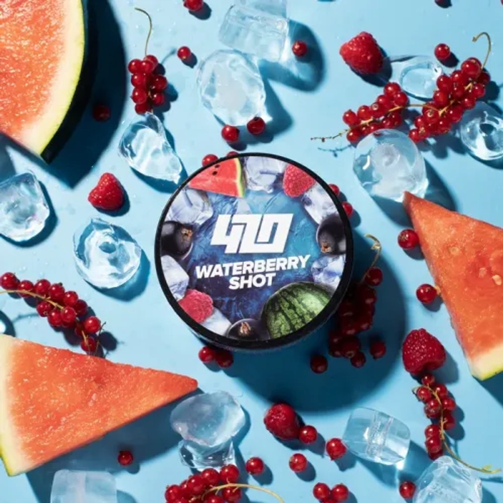 420 Dark Frost Line - Waterberry shot (Смородина, Малина, Арбуз) (250г)