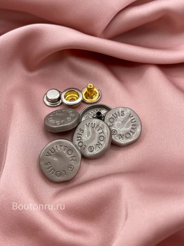 Установочные Кнопки ЛВ. мятое серебро / комплект с шляпкой и кнопками