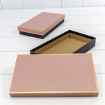 Коробка Ювелирная 24х14х4 см Набор 2 шт (Пудровый)