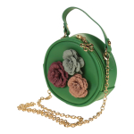 Сумочка "Цветы", 12,5*12,5см, 4 цвета микс