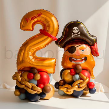 Стойка "Пират цифра+фигура"