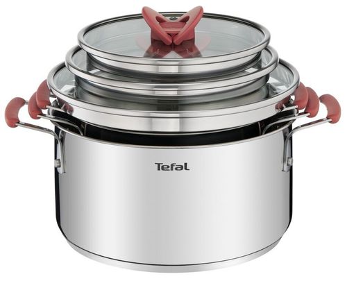 Набор посуды Tefal Opti'Space 6 предметов 2,1/3/5,2л 18/20/24см G720S674
