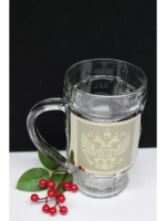 Кружка пивная "Герб" 1шт 500мл