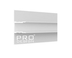 Декоративный стеновой профиль Pro Design 534 белый, 2700x45x17,5 мм