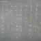 Светодиодная бахрома с колпачком 4,9*0,9 м., 280 теплых белых LED ламп, мерцание, прозрачный провод ПВХ, IP65, Beauty Led (PIL280BLWCAP-10-2WW)