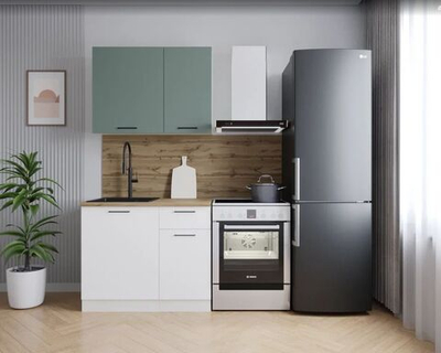 Кухонный гарнитур Муссон 1000 (Стол. 38мм)