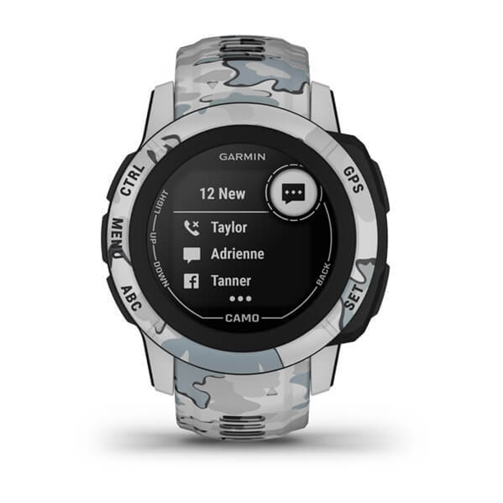 Смарт-часы Garmin Instinct 2S, Camo Edition, Mist Camo, WW, серый камуфляж, 010-02563-03
