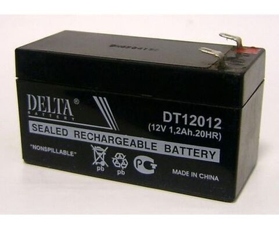 Батарея Delta DT 12012 (12V, 1.2Ah)