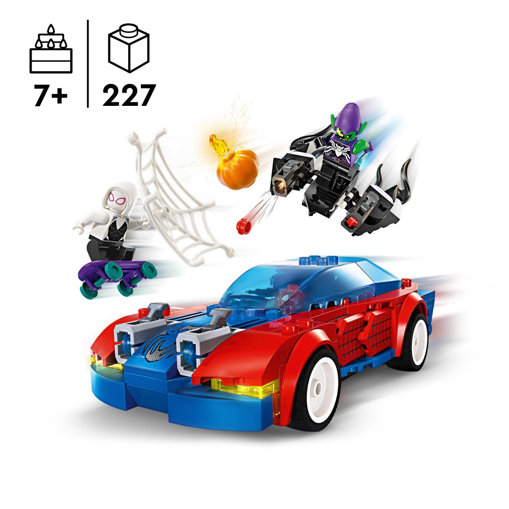 OUTLET LEGO Marvel Super Heroes - Гоночный автомобиль Спайдер-Мэна и Зеленого Гоблина 76279