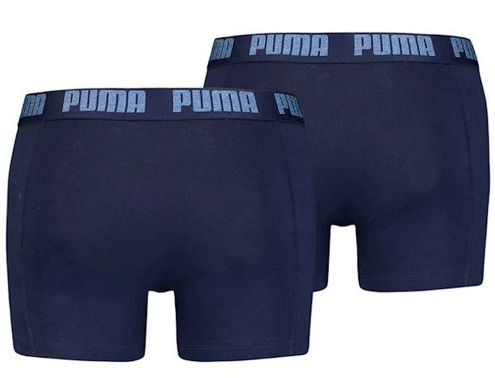 Мужские спортивные боксеры Puma Basic Boxer 2P - navy