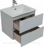 Тумба с раковиной Aquanet Алвита New 277512 60 серый