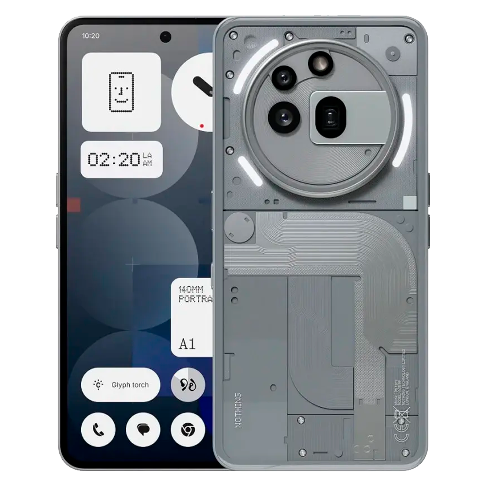 Смартфон Nothing Phone (3a) Pro 12/256GB, Gray (Серый)
