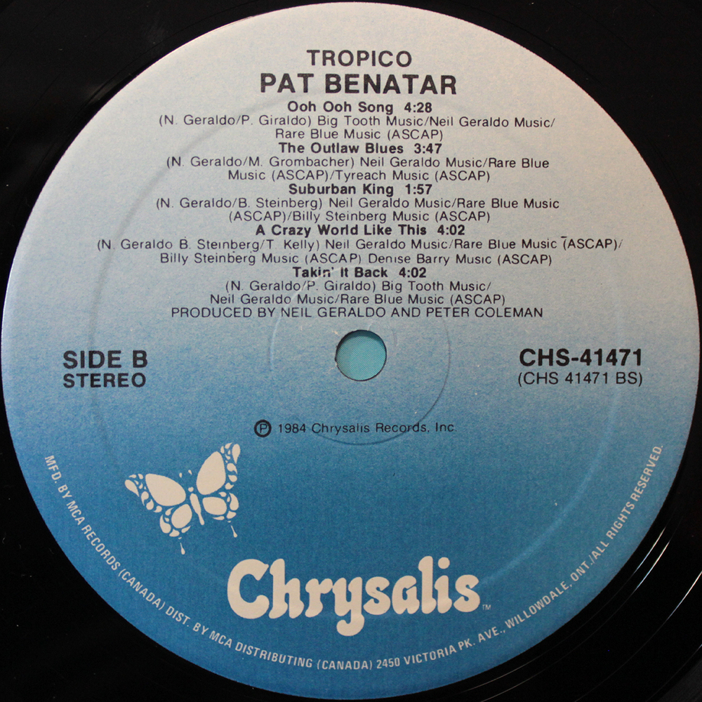 Pat Benatar / Tropico (LP)